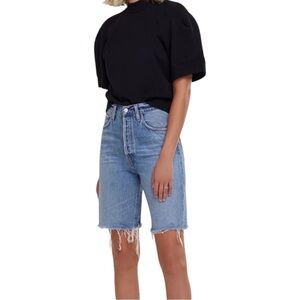 Agolde Blue Jean Shorts